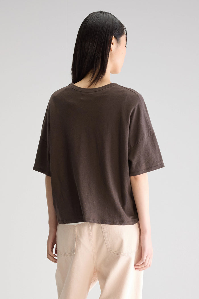 Bellerose T-shirt à Manches Courtes Marron Pour Femmes