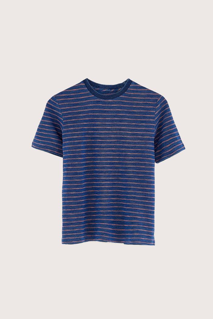 Bellerose T-shirt à Manches Courtes Rayé Pour Garçons