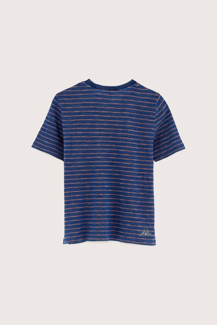 Bellerose T-shirt à Manches Courtes Rayé Pour Garçons