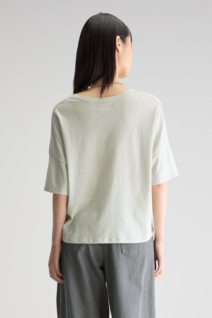 Bellerose T-shirt à Manches Courtes Vert Pour Femmes