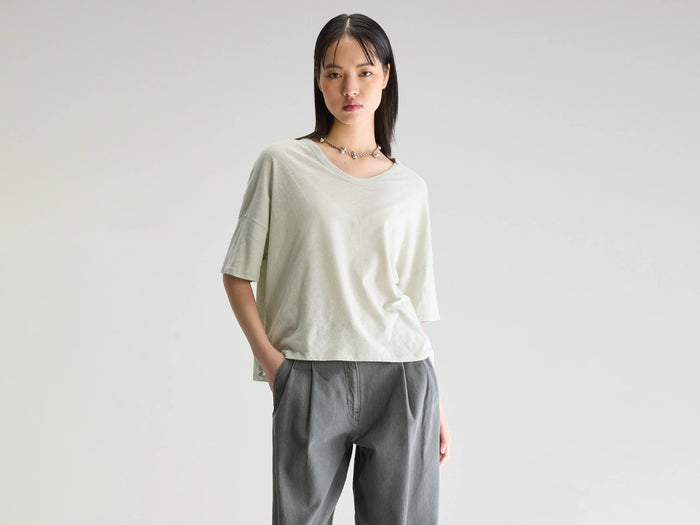 Bellerose T-shirt à manches courtes vert pour femmes