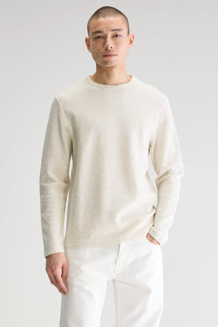 Bellerose T-shirt Beige à Manches Longues Pour Homme