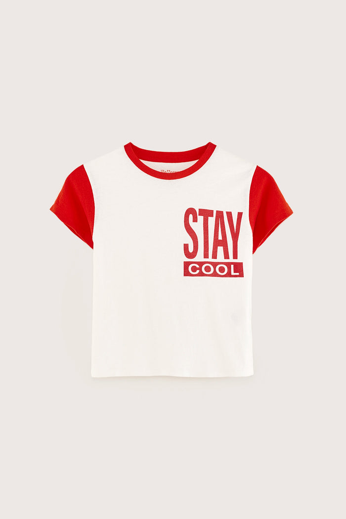 Bellerose T-shirt Blanc à Manches Courtes Pour Filles