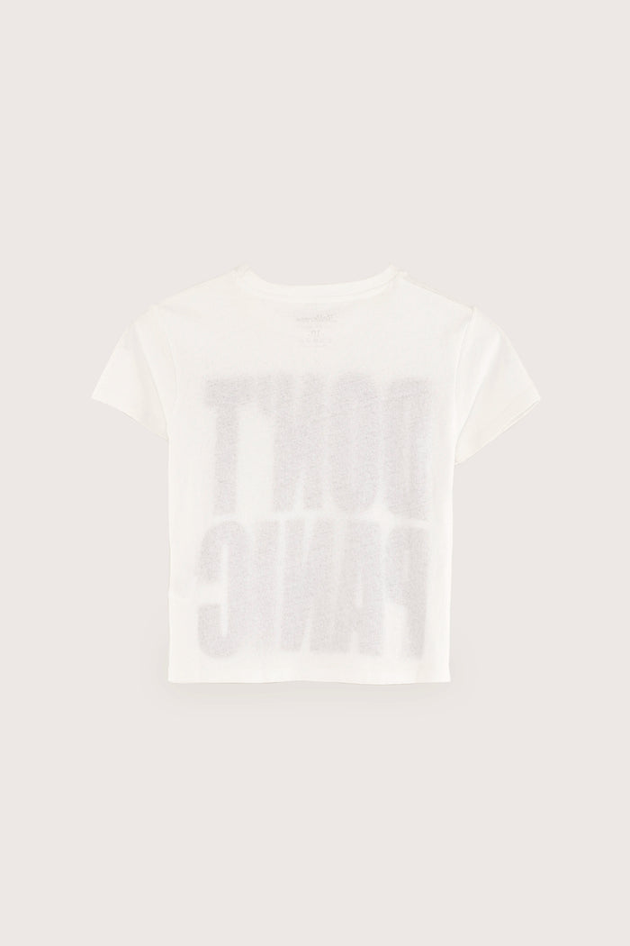 Bellerose T-shirt Blanc à Manches Courtes Pour Filles