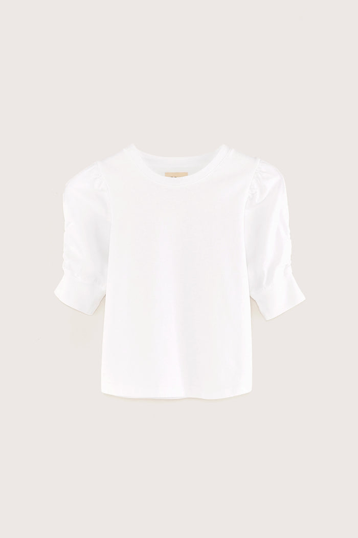 Bellerose T-shirt Blanc à Manches Courtes Pour Filles