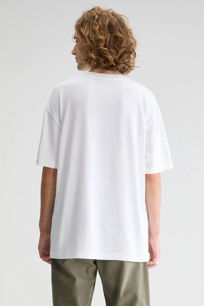 Bellerose T-shirt Blanc à Manches Courtes Pour Homme