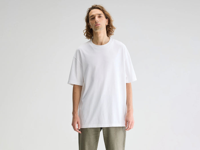 Bellerose T-shirt blanc à manches courtes pour homme