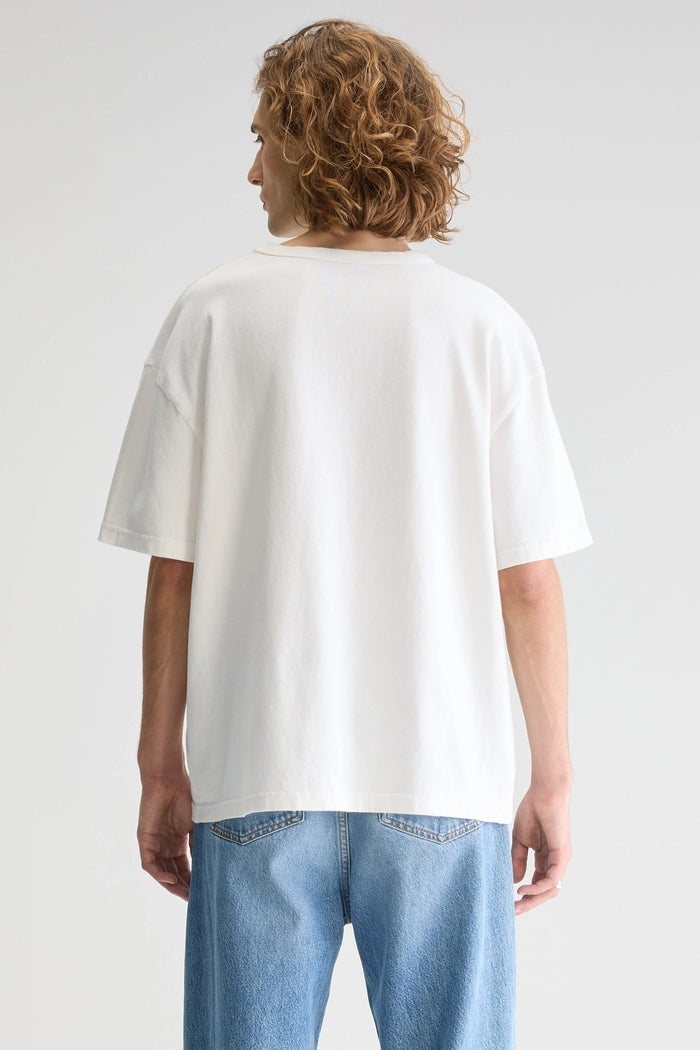 Bellerose T-shirt Blanc à Manches Courtes Pour Homme