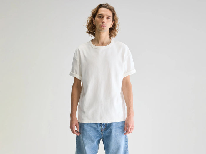 Bellerose T-shirt blanc à manches courtes pour homme