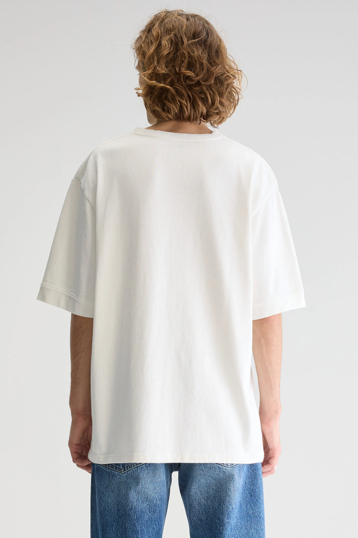 Bellerose T-shirt Blanc à Manches Courtes Pour Homme