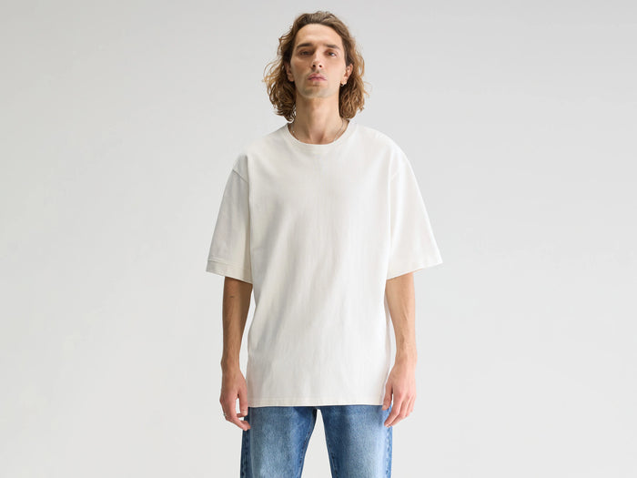 Bellerose T-shirt blanc à manches courtes pour homme