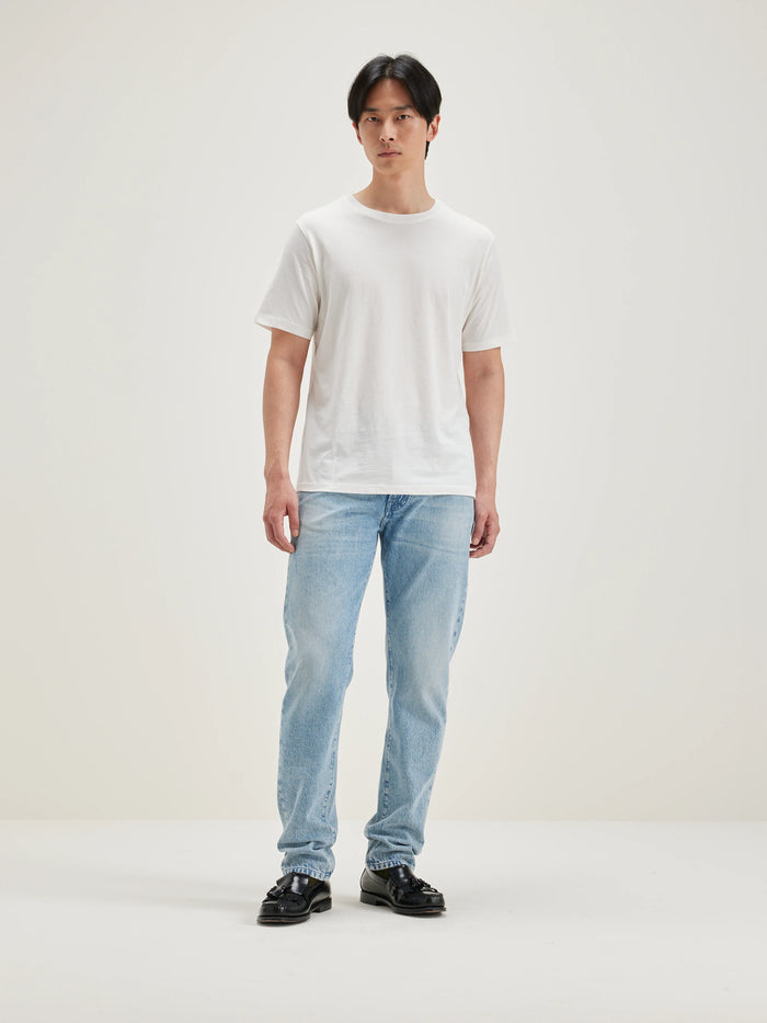 Bellerose T-shirt Blanc En Coton à Manches Courtes Pour Hommes
