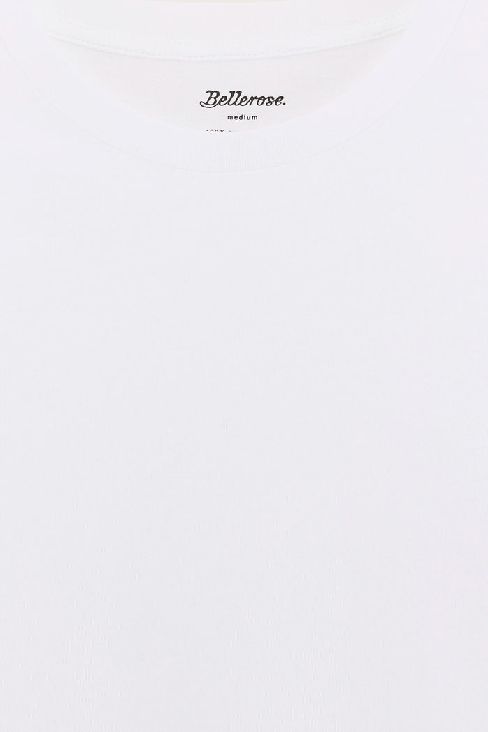 Bellerose T-shirt Blanc En Coton à Manches Courtes Pour Hommes
