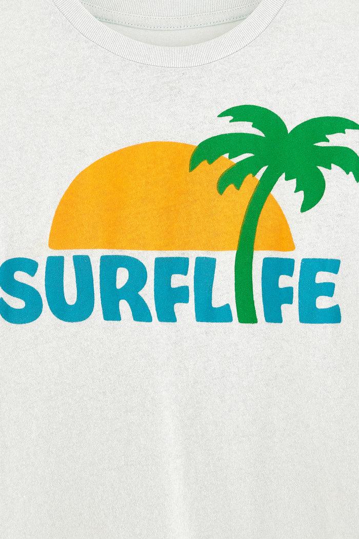 Bellerose T-shirt Bleu à Manches Courtes Pour Filles