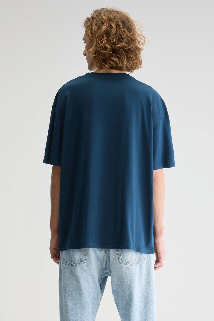 Bellerose T-shirt Bleu à Manches Courtes Pour Homme