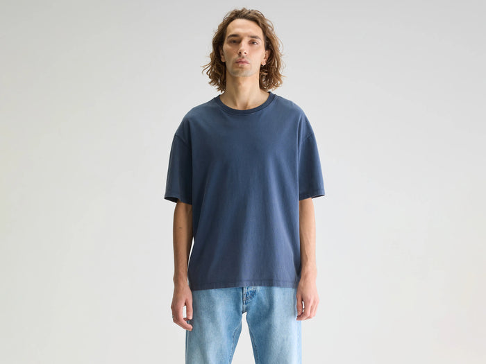 Bellerose T-shirt bleu à manches courtes pour homme