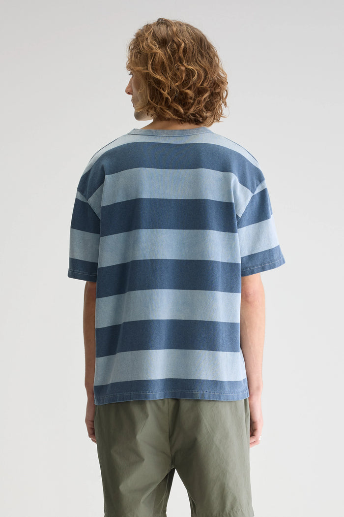 Bellerose T-shirt Bleu à Manches Courtes Pour Homme