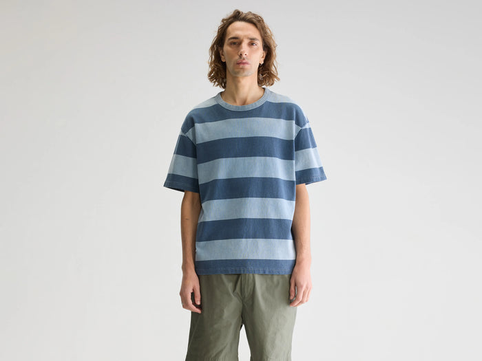 Bellerose T-shirt bleu à manches courtes pour homme