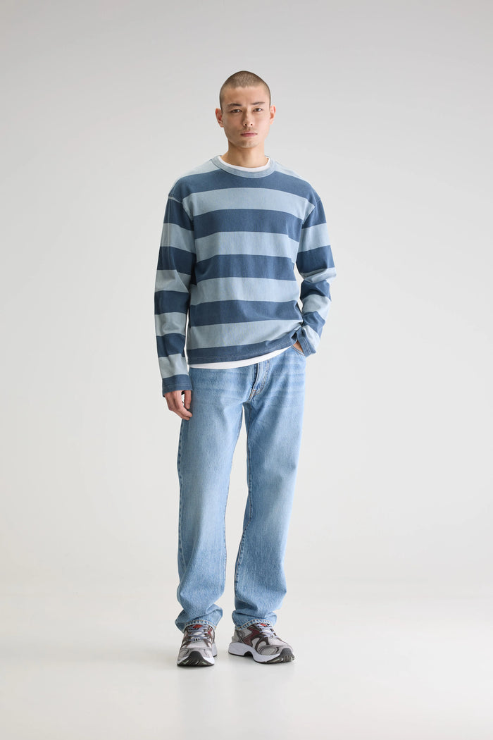 Bellerose T-shirt Bleu à Manches Longues Pour Homme