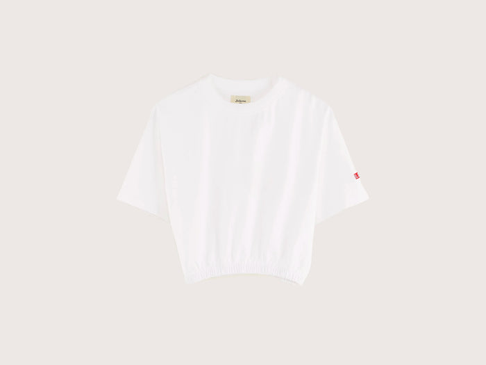 Bellerose T-shirt court blanc manches courtes pour filles