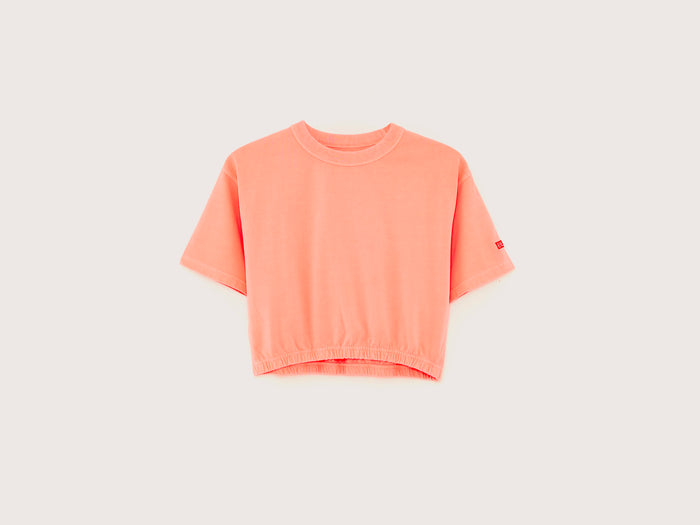 Bellerose T-shirt court rose à manches courtes pour filles