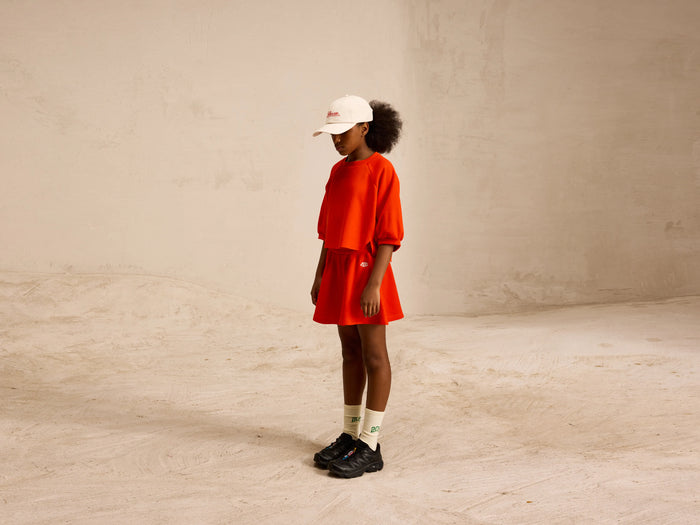 Bellerose T-shirt court rouge manches courtes pour filles