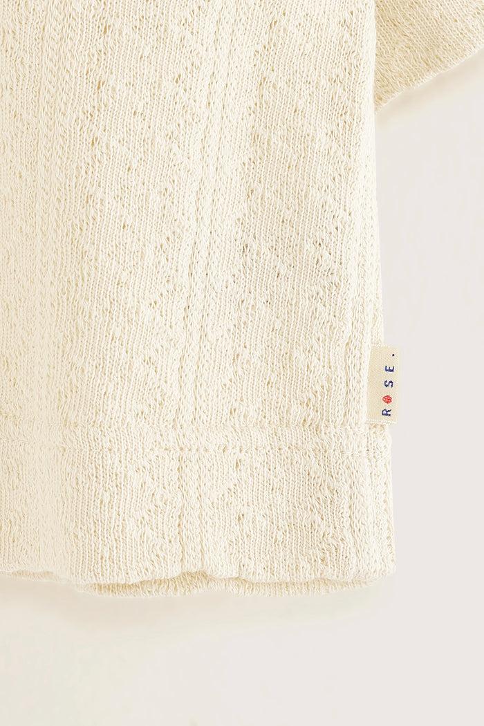 Bellerose T-shirt écru à Manches Courtes Pour Filles