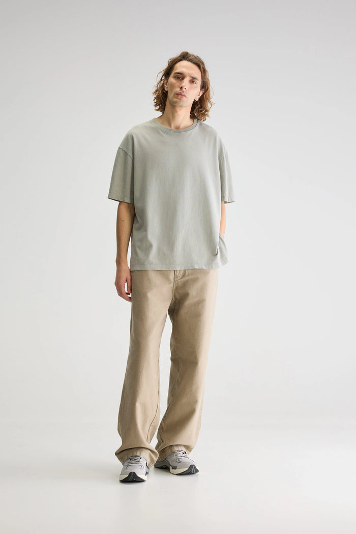Bellerose T-shirt Gris à Manches Courtes Pour Homme