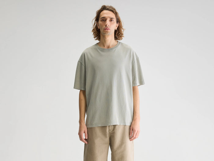 Bellerose T-shirt gris à manches courtes pour homme