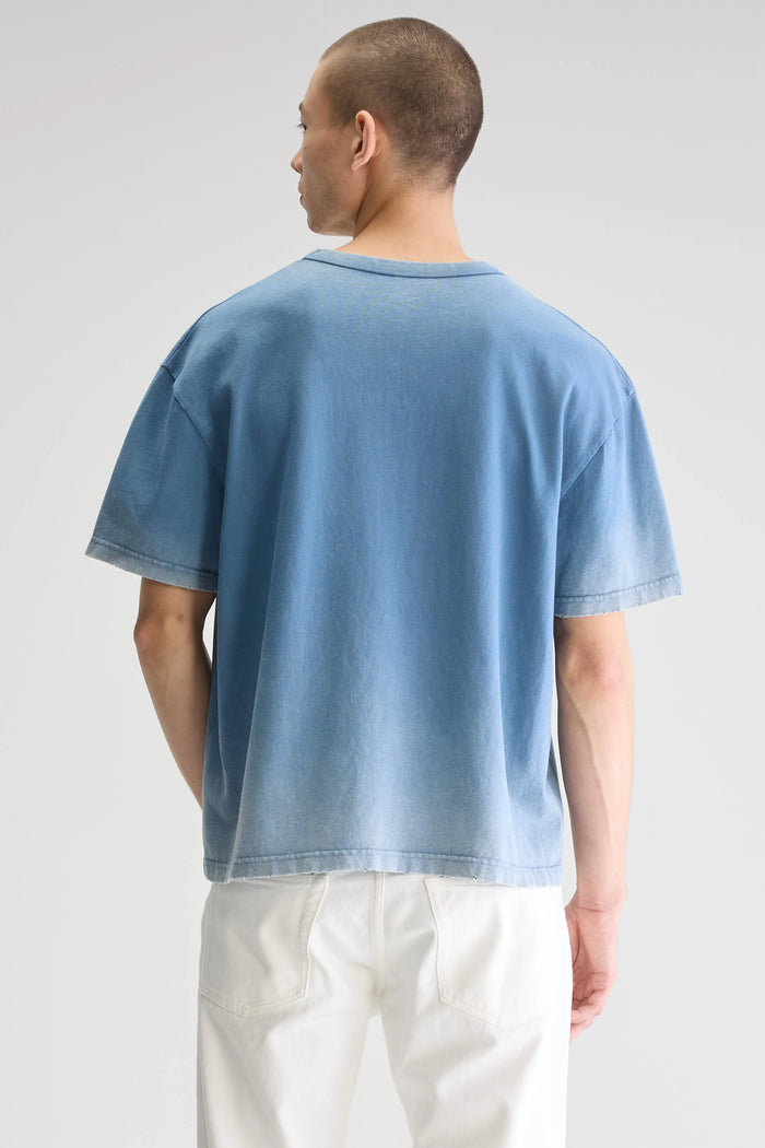 Bellerose T-shirt Gris-bleu à Manches Courtes Pour Homme