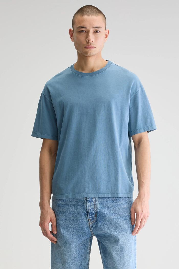 Bellerose T-shirt Gris-bleu à Manches Courtes Pour Homme