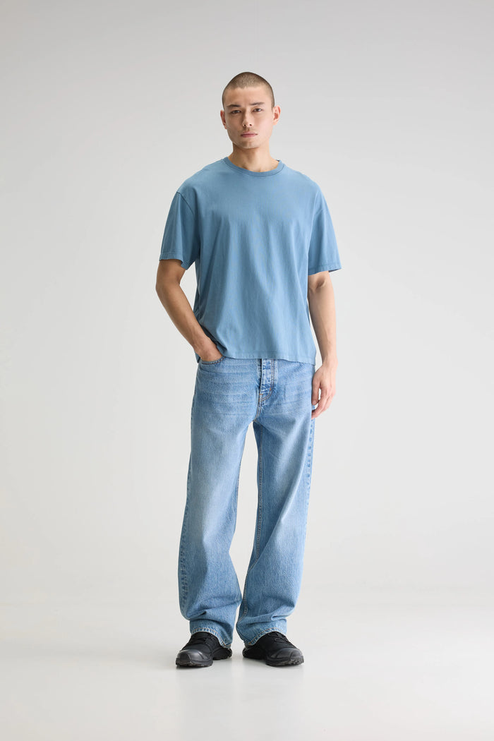 Bellerose T-shirt Gris-bleu à Manches Courtes Pour Homme