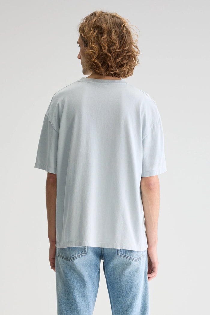 Bellerose T-shirt Gris-bleu à Manches Courtes Pour Homme
