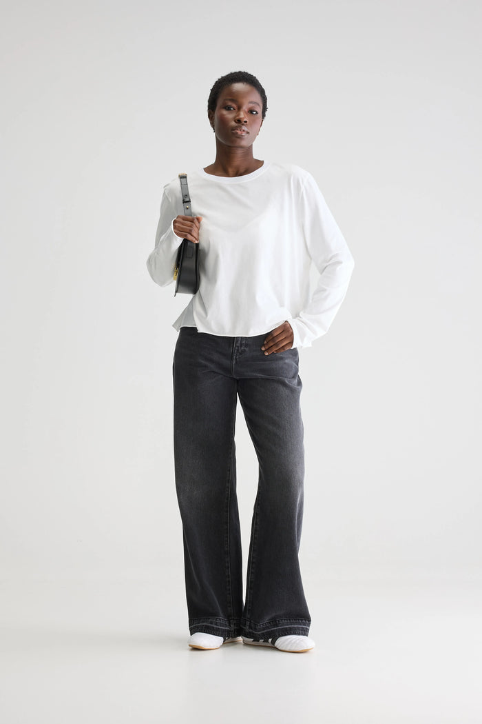 Bellerose T-shirt Manches Longues Blanc Pour Femmes