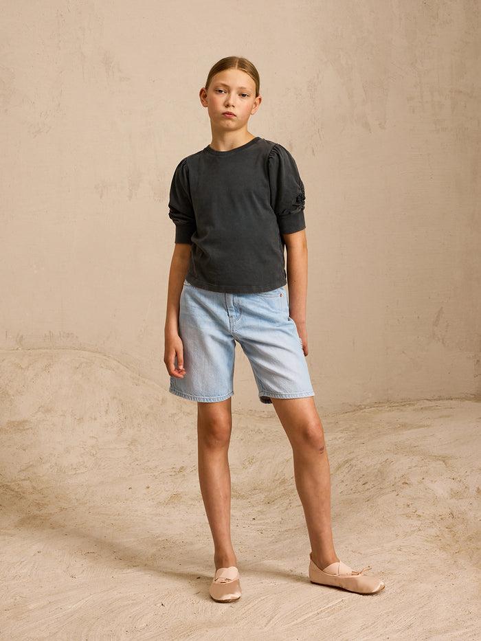 Bellerose T-shirt Noir à Manches Courtes Pour Filles