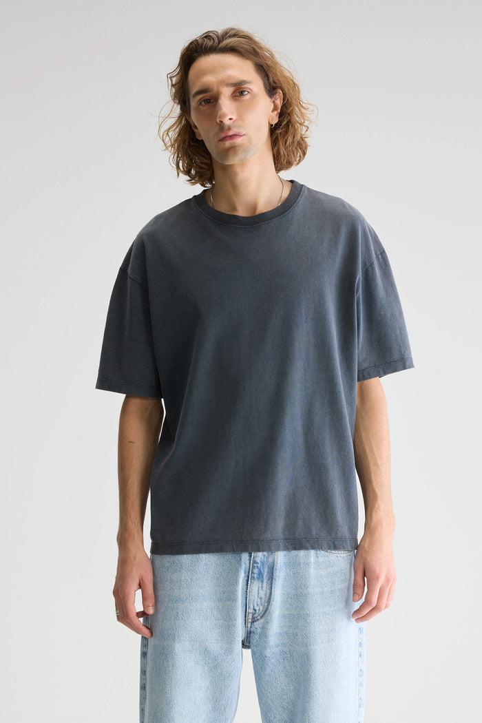 Bellerose T-shirt Noir-bleu à Manches Courtes Pour Homme