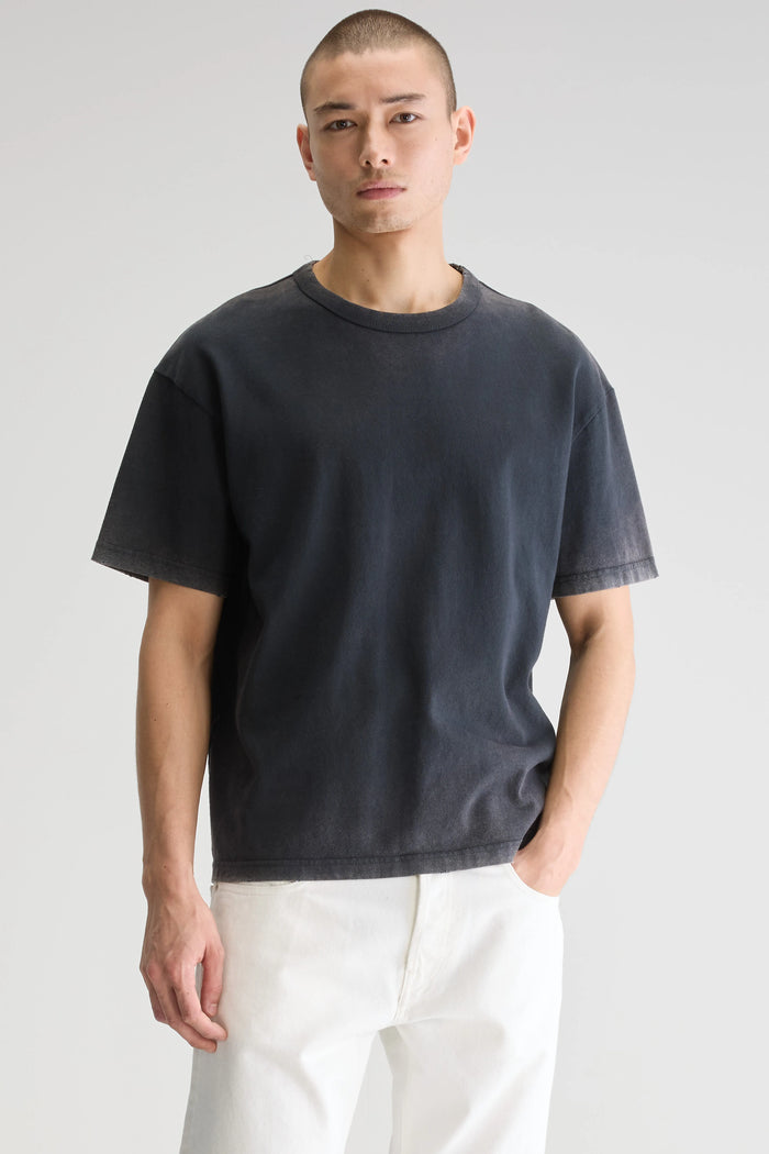 Bellerose T-shirt Noir-bleu à Manches Courtes Pour Homme