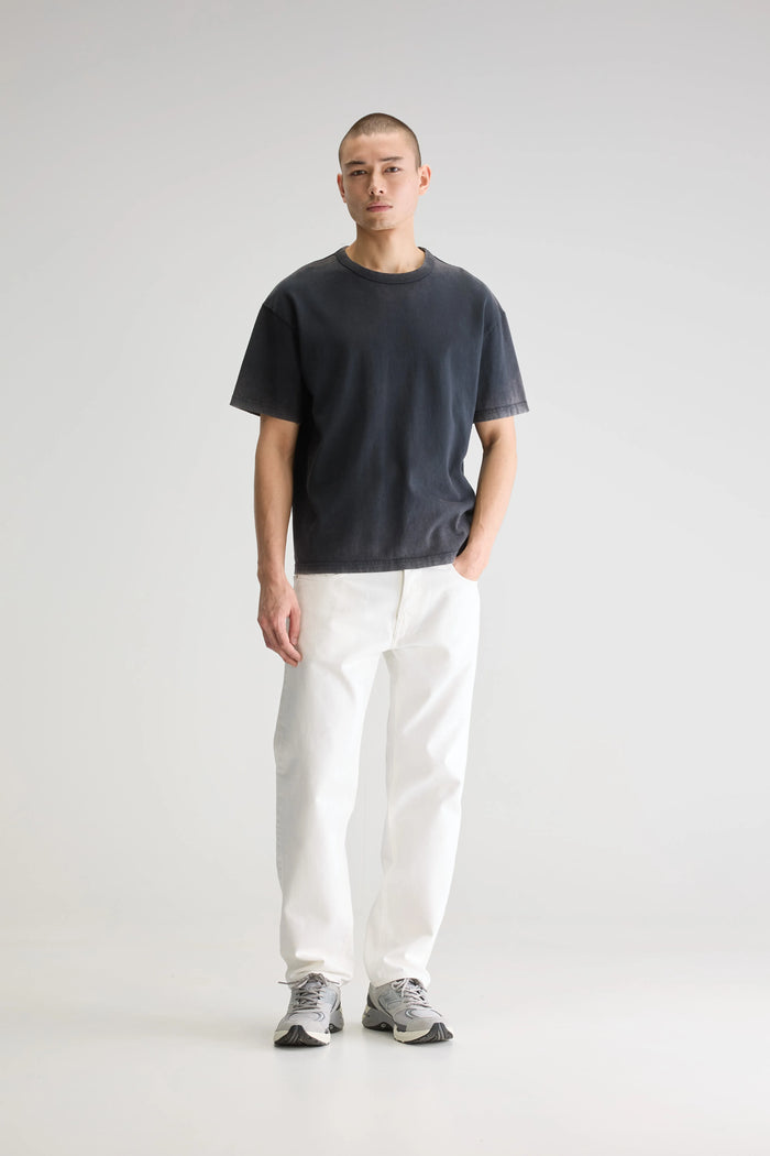 Bellerose T-shirt Noir-bleu à Manches Courtes Pour Homme