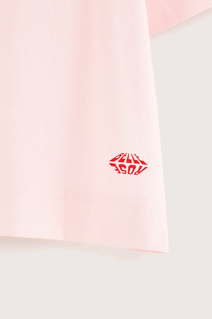 Bellerose T-shirt Rose à Manches Courtes Pour Filles