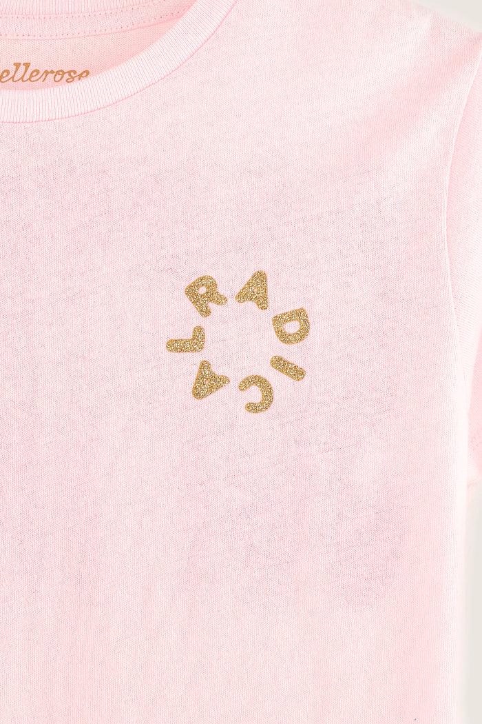 Bellerose T-shirt Rouge à Manches Courtes Pour Filles