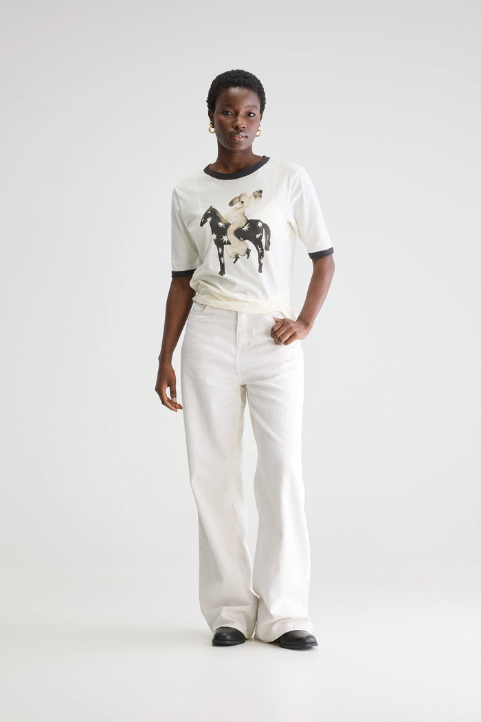 Bellerose T-shirt Slim-fit à Imprimé Aquarelle Pour Femmes