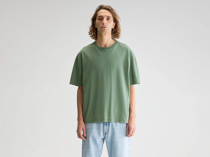 Bellerose T-shirt vert à manches courtes pour homme