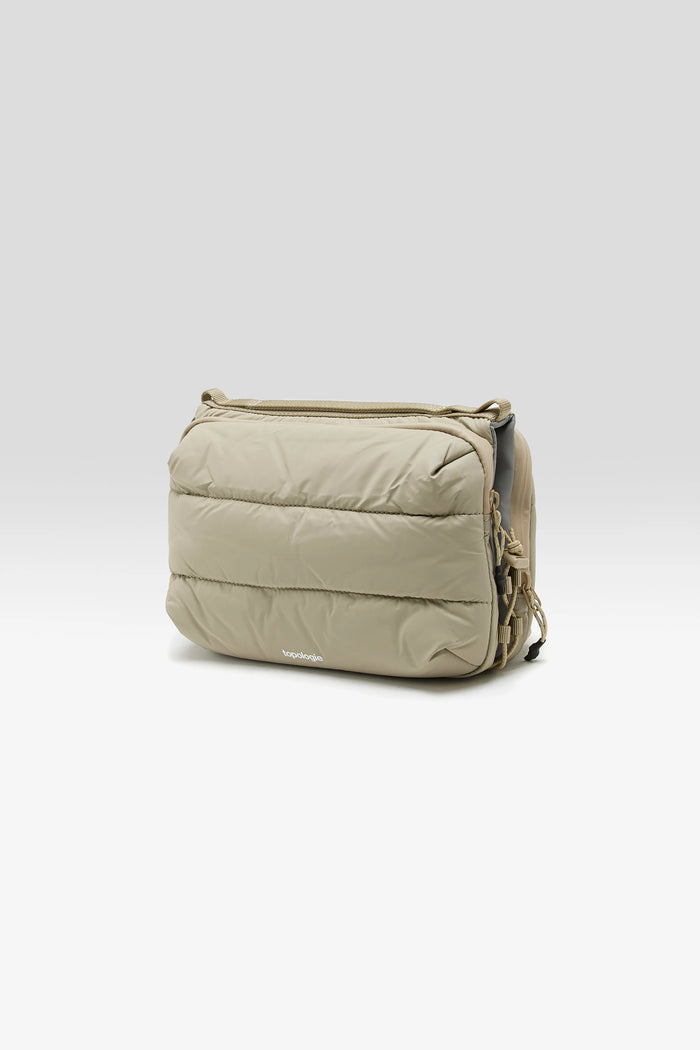 Topologie Topologie Taupe Puffer Bottle Saccoche Large