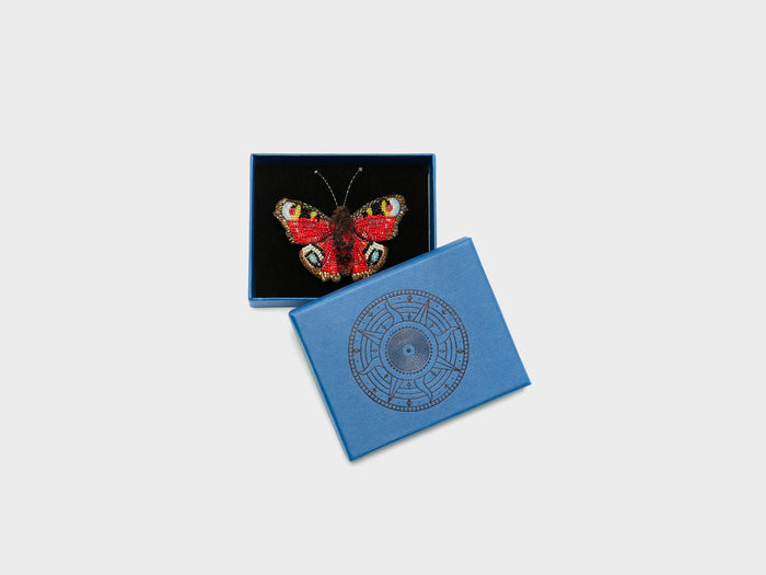 Trovelore Trovelore Anglais Peacock Butterfly Brooch