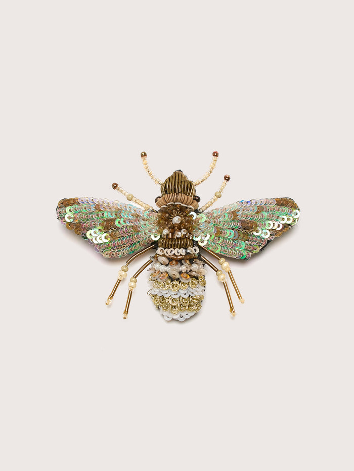Trovelore Trovelore Broche Abeille Perle