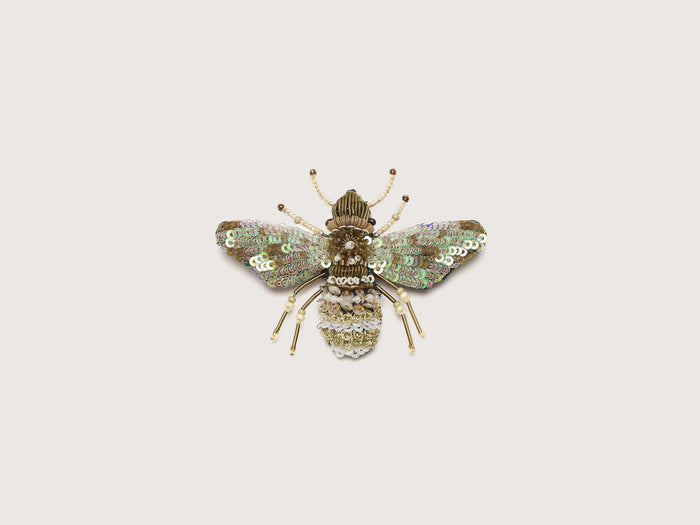 Trovelore Trovelore Broche Abeille Perle