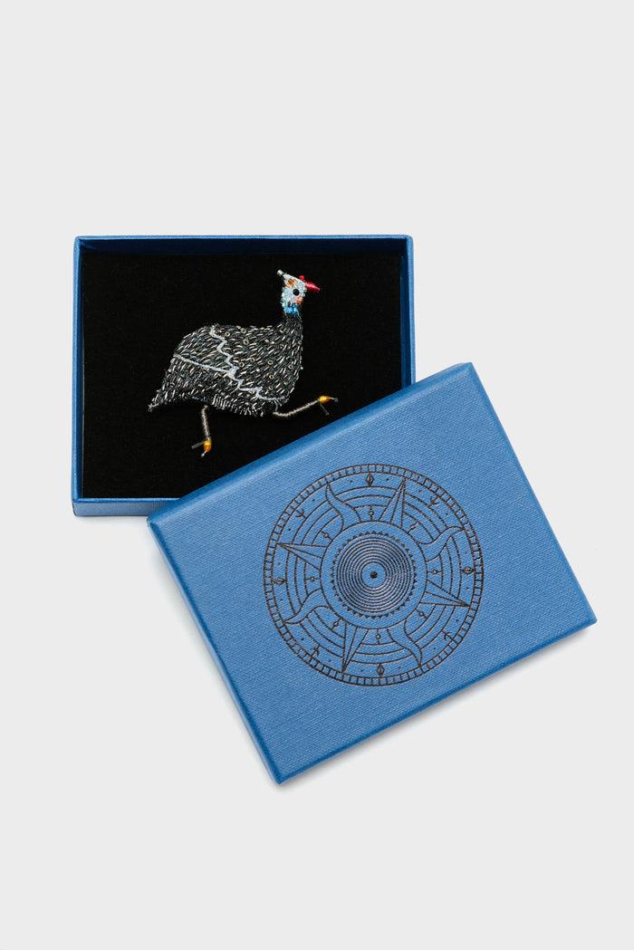 Trovelore Trovelore Guinea Fowl Brooch