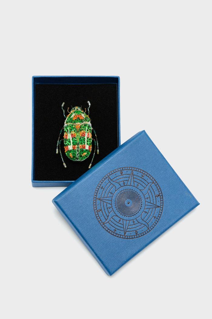 Trovelore Trovelore Rainbow Flower Beetle Brooch