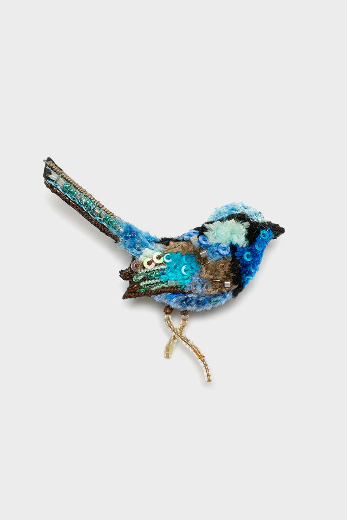 Trovelore Trovelore Splendid Fairy Wren Brooch