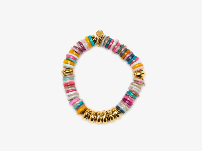 Vadi jewels Vadi Jewels Bracelet d'hématite en or doré/or